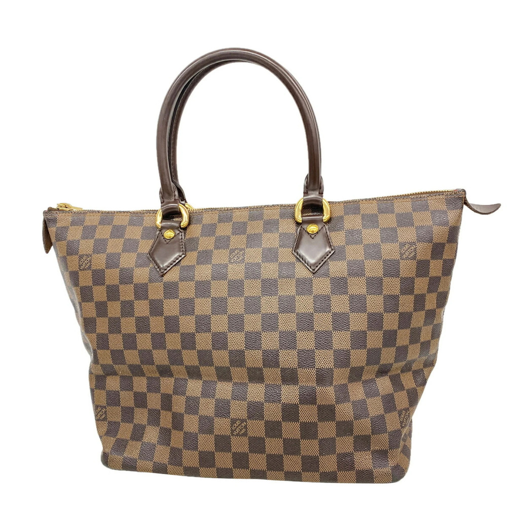Louis Vuitton Damier Saleya MM Handbag N51182 Ebene Women's P3512480